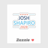 Josh Shapiro 2028 Sticker (Vel)