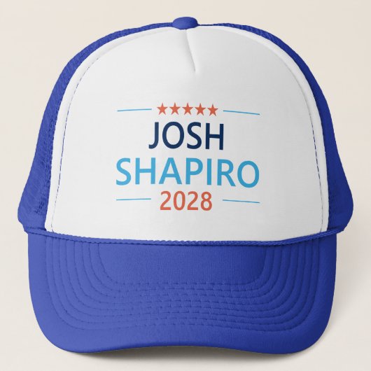 Josh Shapiro 2028 Trucker Pet (Voorkant)