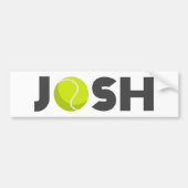 Josh Tennis Bumpersticker (Voorkant)