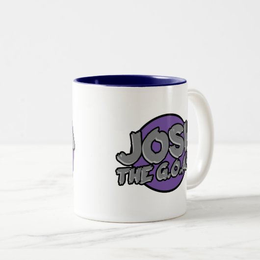 Josh The G.O.A.T. Two-Tone Coffee Mok (Voorkant rechts)