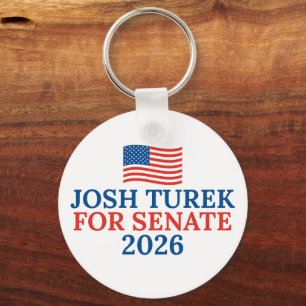 Josh Turek voor Senaat 2026 Iowa Verkiezing Sleutelhanger
