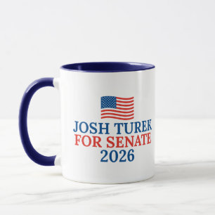 Josh Turek voor Senaat 2026 Verkiezing Iowa Mok