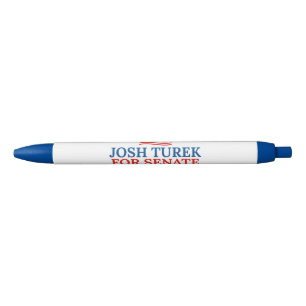 Josh Turek voor Senaat 2026 Verkiezing Iowa Zwarte Inkt Pen