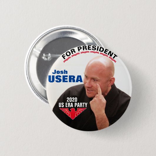 Josh Usera voor President 2020 Ronde Button 5,7 Cm (Voorkant /achterkant)