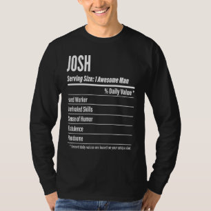 Josh Voedingsfeiten Portiegrootte Calorieën T-shirt