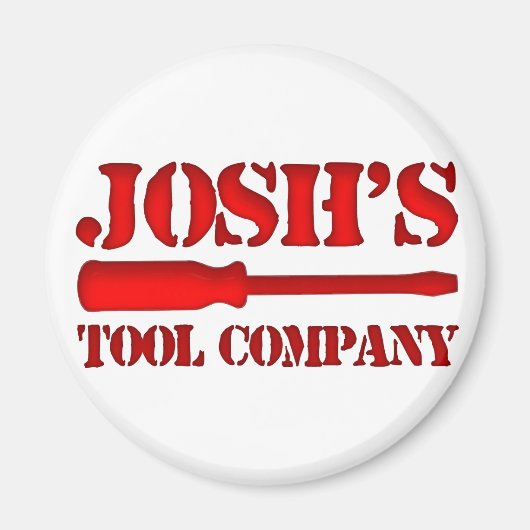 Josh's Tool Company Magneet (Voorkant)