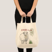 Joshua 1:8 Art Deco Bijbeltekst Geschenk Tote Bag (Voorkant (product))
