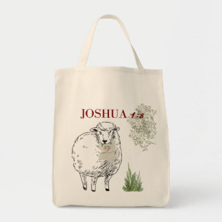 Joshua 1:8 Art Deco Bijbeltekst Geschenk Tote Bag