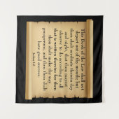 Joshua 1:8 wandkleed (Voorkant (horizontaal))