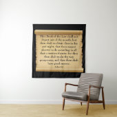 Joshua 1:8 wandkleed (In situ)