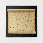 Joshua 1:8 wandkleed (Voorkant)