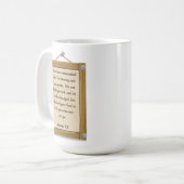 Joshua 1:9- 15 oz. Mok (Voorkant links)