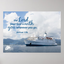 Joshua 1:9 Afdrukken Poster