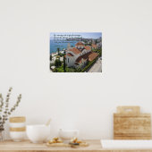 Joshua 1:9 Albanese kerk Poster (Keuken)