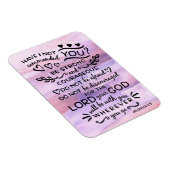 Joshua 1 9 be Sterke Bijbelscriptversie Magneet (Rechterzijde)