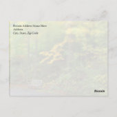 Joshua 1:9 Bijbel Verse Christelijke scripts Briefkaart (Achterkant)