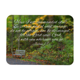Joshua 1:9 Bijbel Verse Christelijke scripts Magneet