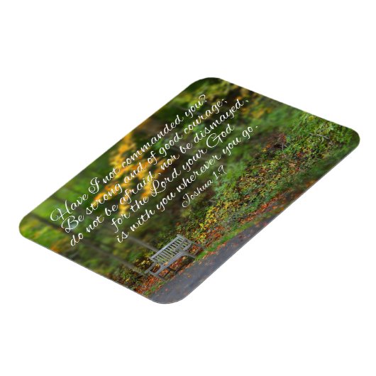 Joshua 1:9 Bijbel Verse Christelijke scripts Magneet (Linkerzijde)