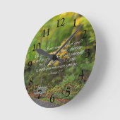 Joshua 1:9 Bijbel Verse Christelijke scripts Ronde Klok (Hoek)