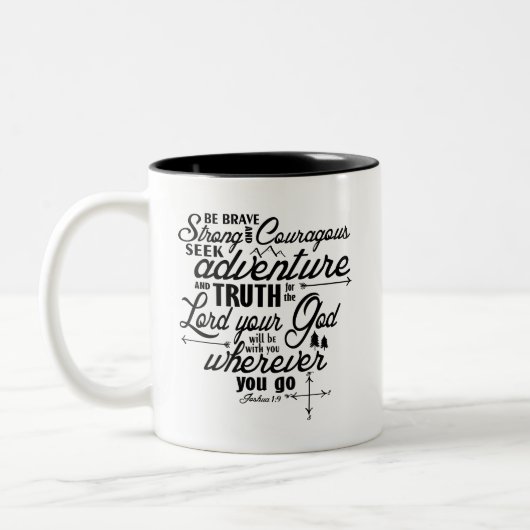 Joshua 1:9 Bijbelverse Mok (Links)