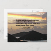 Joshua 1:9 briefkaart (Voorkant / Achterkant)