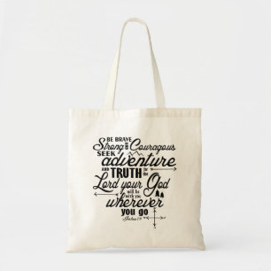 Joshua 1:9 Canvas Canvas tas