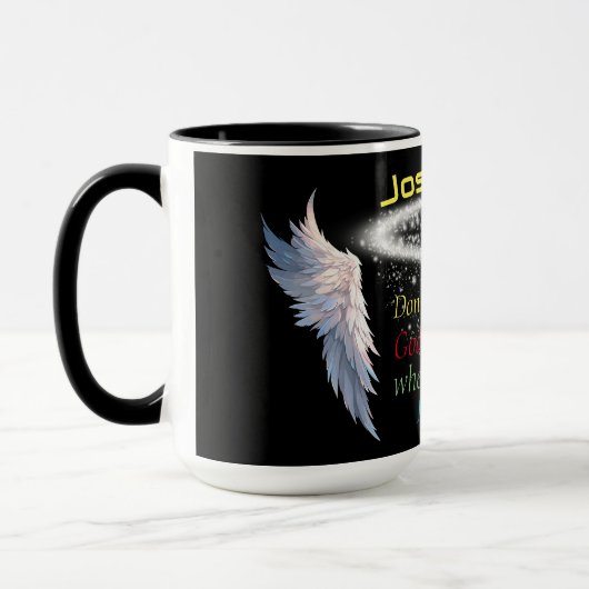 Joshua 1:9 Christelijk geloof Boodschap Meditatie Mok (Links)