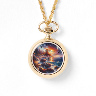 Joshua 1:9:Christelijk geloof gebed Horloge
