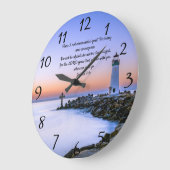 Joshua 1:9:Christelijk trouw gebed Grote Klok (Hoek)