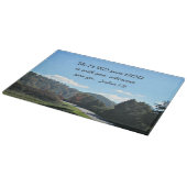 Joshua 1:9 De Heer jouw God is bij jou Snijplank (Hoek)