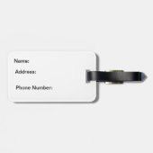 Joshua 1:9 De Heer jouw God is met jou.. Bagagelabel (Achterkant horizontaal)