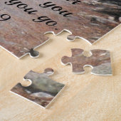 Joshua 1:9 De Heer jouw God is met jou.. Legpuzzel (Zijkant)