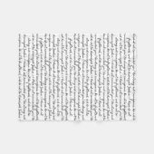 Joshua 1:9 fleece deken (Voorkant (Horizontaal))