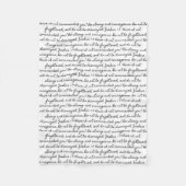 Joshua 1:9 fleece deken (Voorkant)