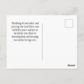 Joshua 1:9 God is bij jou waar je ook gaat Briefkaart (Achterkant)