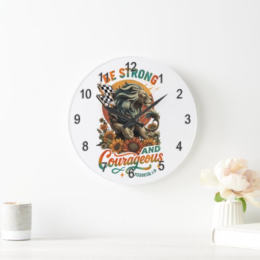 Joshua 1:9  grote klok (Huis)