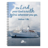 Joshua 1:9-laptop notitieboek (Voorkant)