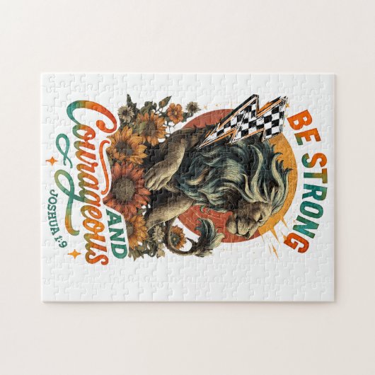 Joshua 1:9 legpuzzel (Horizontaal)