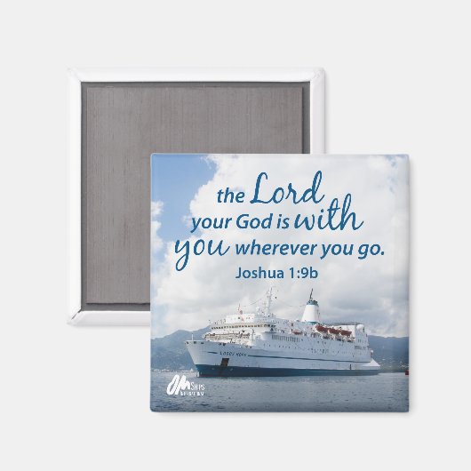 Joshua 1:9 Magneet (Voorkant / Achterkant)