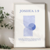 Joshua 1:9 poster