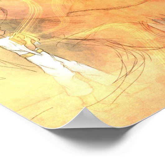 Joshua 1:9 poster (Hoek)