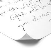 Joshua 1:9 poster (Hoek)