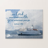Joshua 1:9 Puzzle Legpuzzel (Horizontaal)