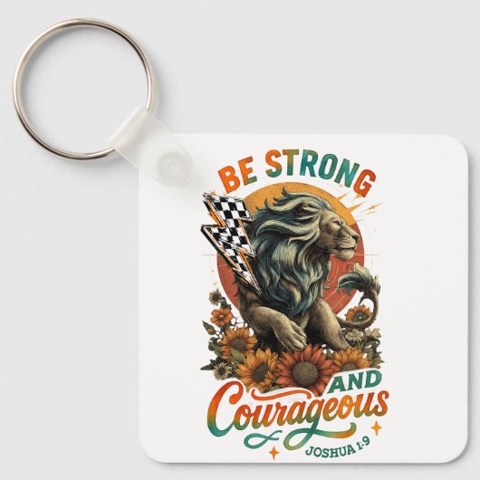 Joshua 1:9 sleutelhanger (Voorkant)