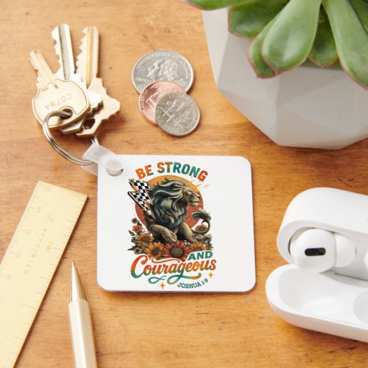 Joshua 1:9 sleutelhanger (Bureau)