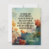 Joshua 1:9 Sterke en moedige Bijbelflat (Voorkant)