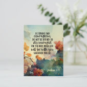 Joshua 1:9 Sterke en moedige Bijbelflat (Staand voorkant)