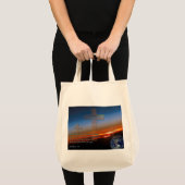 Joshua 1:9 Sunset Crosses Tote Bag (Voorkant (product))