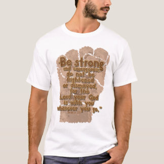 Joshua 1:9 t-shirt