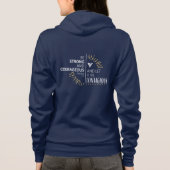 Joshua 1.9-trui hoodie (Achterkant)